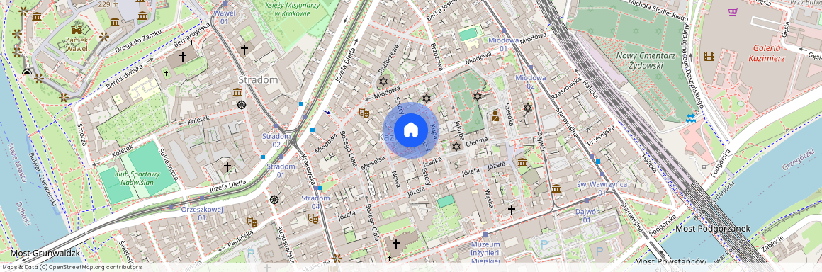 ul. Estery, Kazimierz, Stare Miasto, Kraków, małopolskie