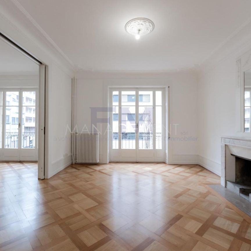 Champel, rue Marignac, 5,5 pièces au 1er étage, env 137m2 - Photo 1