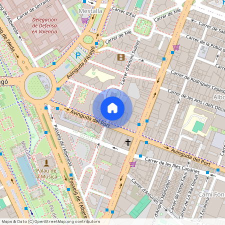 Antonio Suarez 4, 6-12, 46021 Valencia, Pla del Real