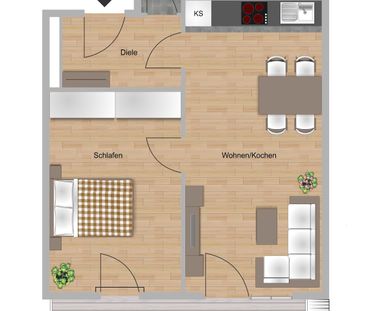 Modernes Wohnen mit Balkon und hochwertiger Ausstattung - Photo 3