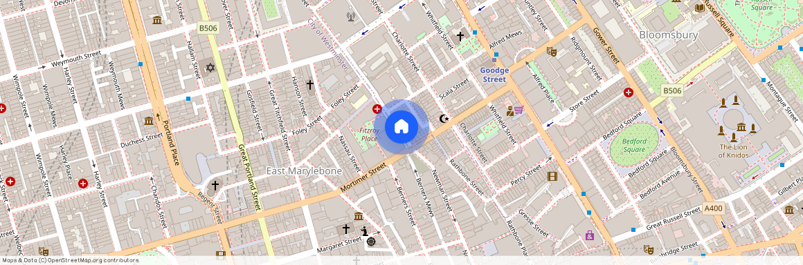 Cleveland Street, London W1T 4HY