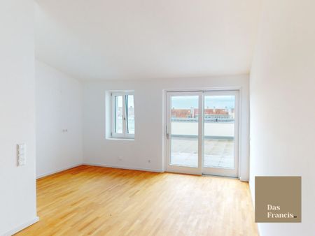 Über den Dächern der Weststadt! Exklusive Wohnung mit Dachterrasse im Francis. - Photo 3