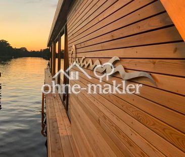 Unikates Wohnschiff/Hausboot mit Rooftop-Terrasse & Kamin | Wohnen ... - Photo 1