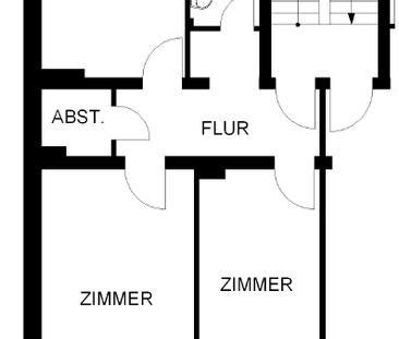 2 1/2 Zimmer Wohnung mit Balkon / Oberes Wehringhausen - Foto 1