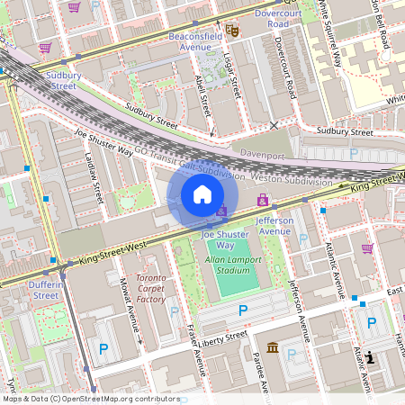 20 Joe Shuster Way #503, 20 Joe Shuster Way, Toronto