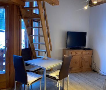 Helle 1-Zimmer-Wohnung mit Schlafgalerie & Balkon möbliert - Foto 2
