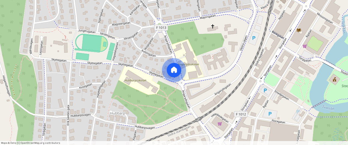 Ängarydsgatan **, Tranås