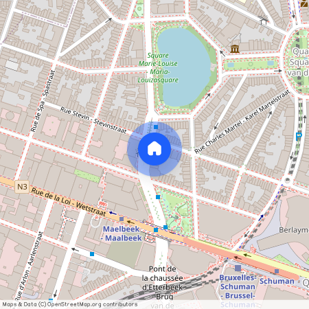 Avenue Livingstone 17, 1000, Brussel