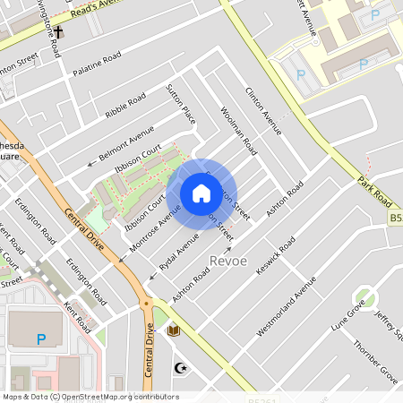 Harrison Street, Blackpool, Lancashire, FY1