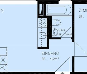 2 Zimmer, 36 m², 2. Stock - Photo 5