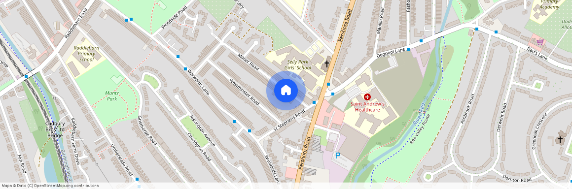 Milner Road, Selly Oak, Birmingham B29