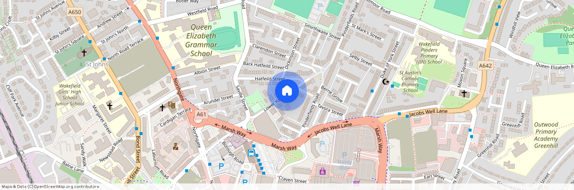 Wakefield Town Centre, WF1 3NA, Wakefield
