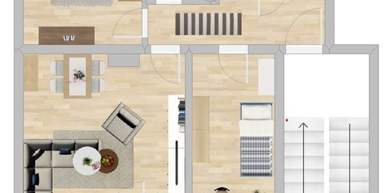 Tolle 3-Raumwohnung in ruhiger Lage - Photo 3