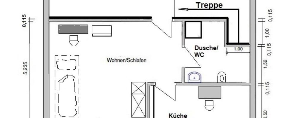 1 Zimmer Wohnung, 97232 Giebelstadt, zu vermieten - Foto 1