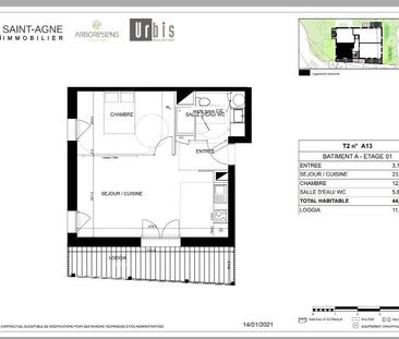Location Appartement 2 pièces 44m² TOULOUSE 31300 - Photo 6