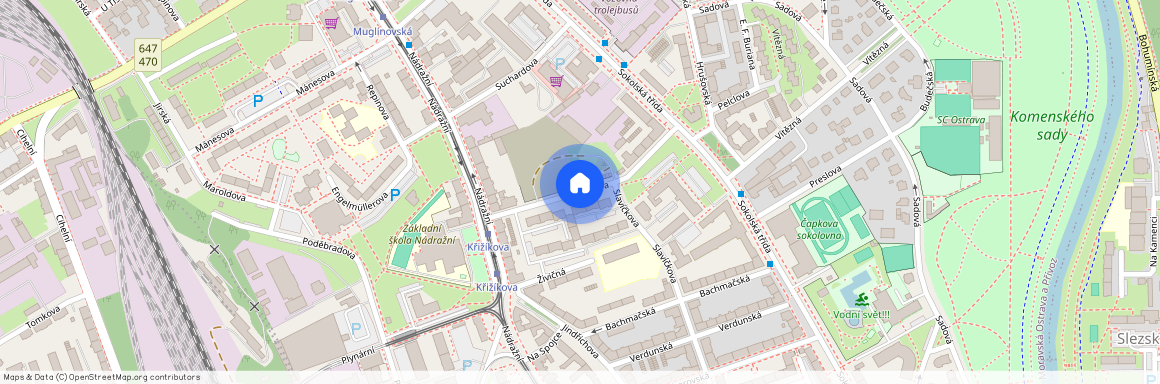 Křižíkova, Ostrava - Moravská Ostrava