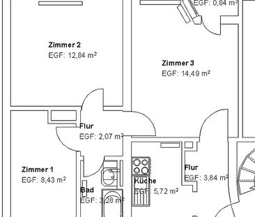 Gemütliche 3 ZKB in der Nordstadt! - Photo 1
