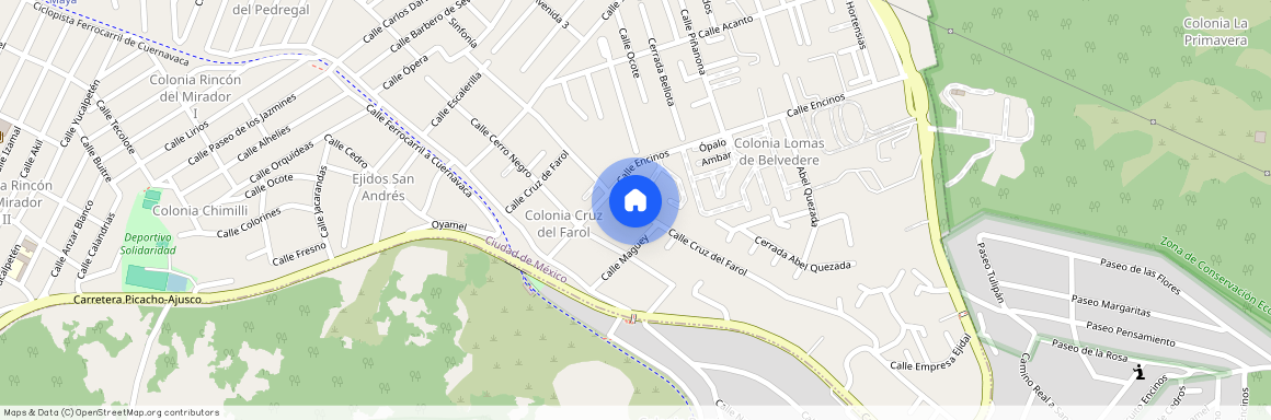 Se departamento Cerro Negro, Cruz del Farol, 14248 Ciudad de México, CDMX, Colonia Cruz del Farol, C.P. 14248, Df / Cdmx