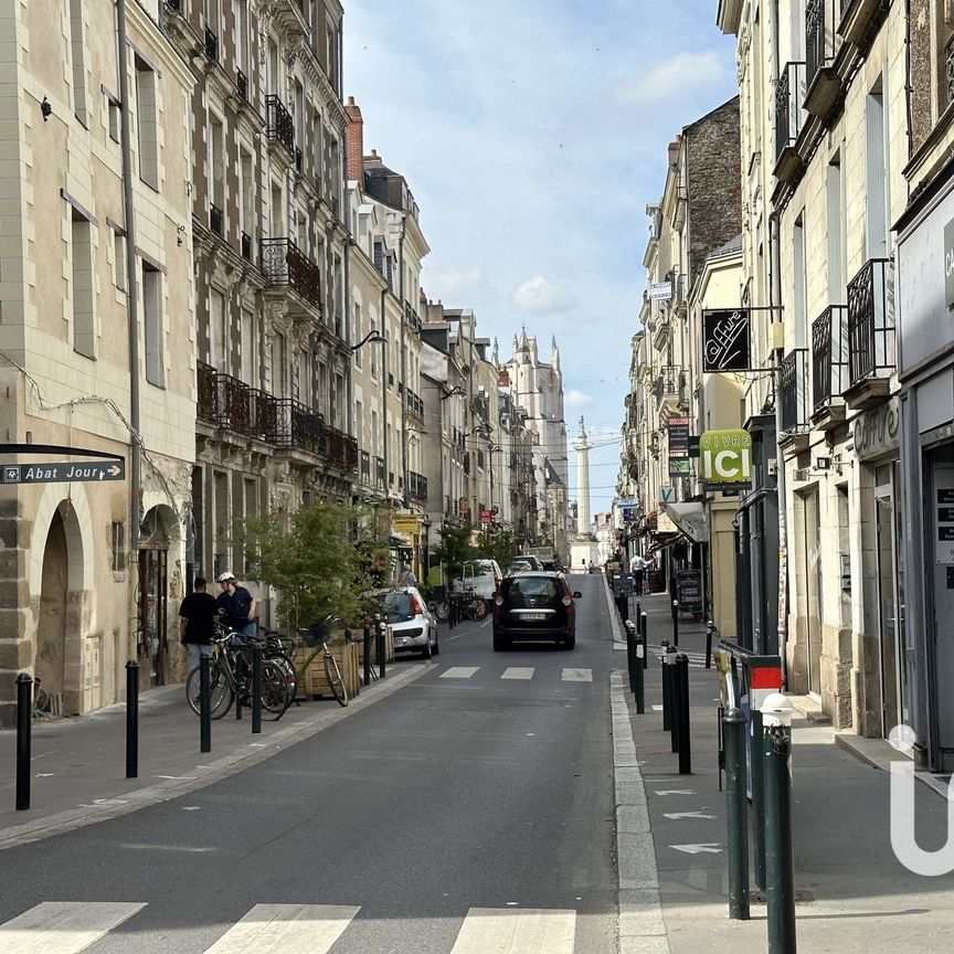 Studio 1 pièce de 19 m² à Nantes (44000) - Photo 1