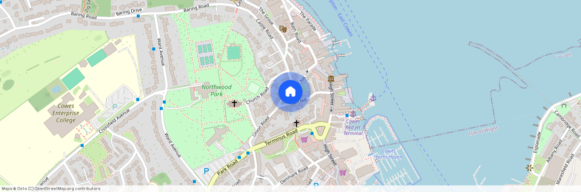 Crown Court, Market Hill, Cowes, PO31