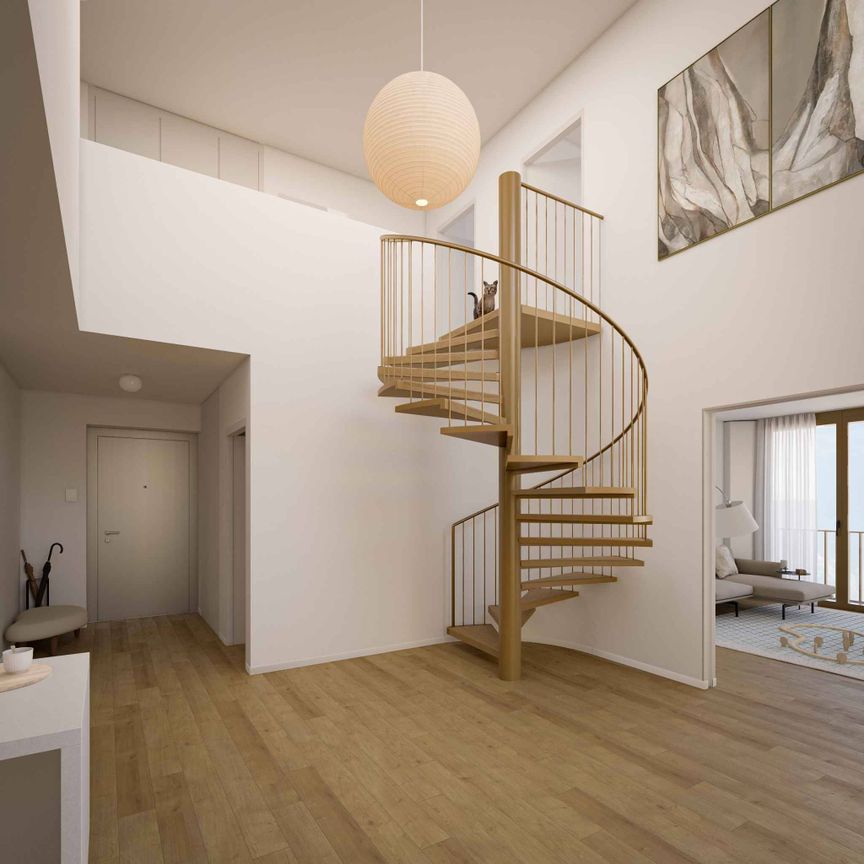 Duplex de 6 pièces en attique - Photo 1