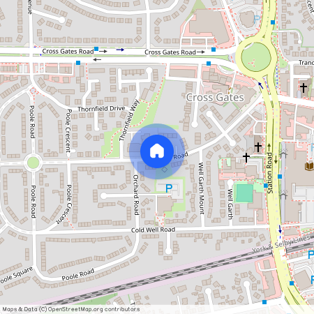 Over 55's Ground Floor Flat at Orchard Croft, Farm Road, Leeds, West Yorkshire, LS15