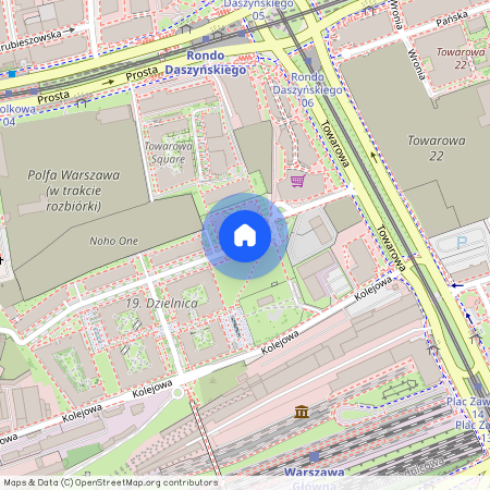 ul. Kolejowa, Czyste, Wola, Warszawa, mazowieckie