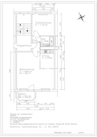 2-Raum-Wohnung mit Balkon auf dem südlichen Sonnenberg - Photo 3