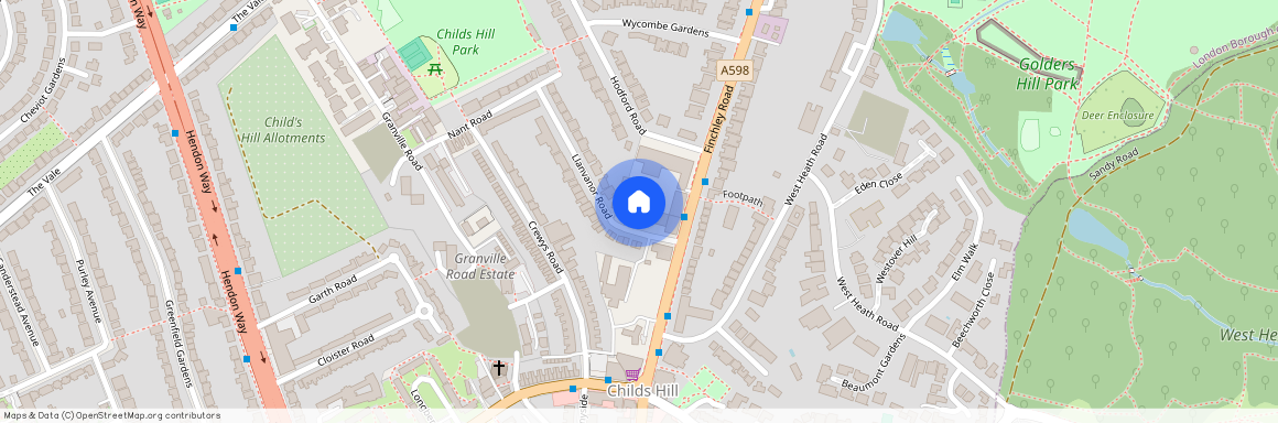 Regis Place, 10 Llanvanor Road, Childs Hill, London, NW2