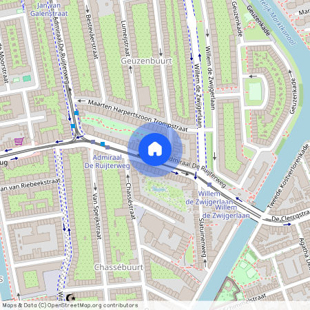 Admiraal De Ruijterweg 56-B22, Trompbuurt, 1056GL, Amsterdam