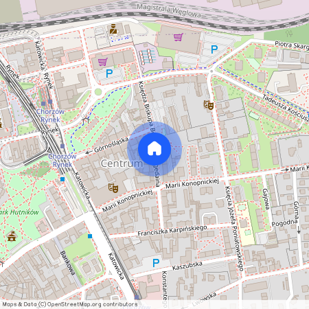 ul. ks. bp. Bernarda Bogedaina, Centrum, Chorzów, śląskie