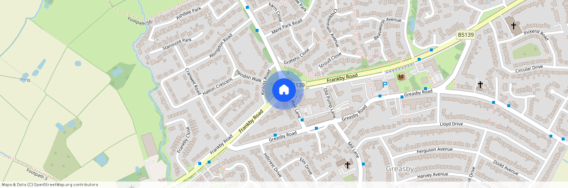 Frankby Road, Wirral, Greasby