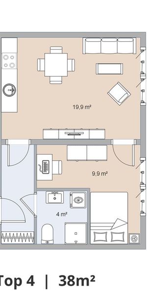 2-Zimmerwohnung Nahe des Zentrums| - Photo 2