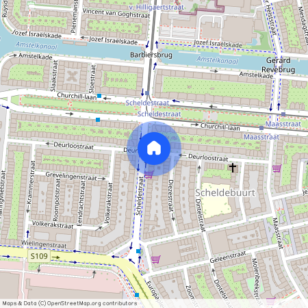 Scheldebuurt, 1078 JD, Deurloostraat, Amsterdam