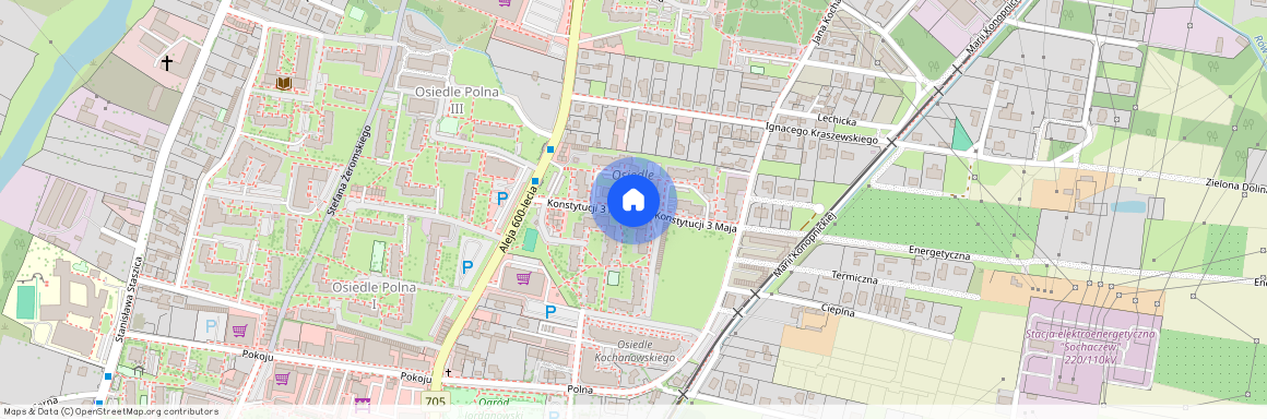 ul. Konstytucji 3 Maja, Sochaczew, sochaczewski, mazowieckie