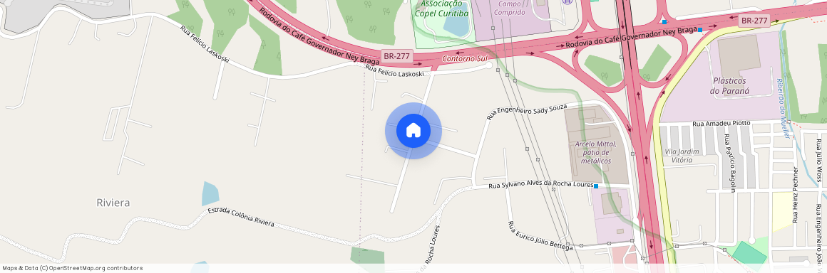 unnamed road, Orleans, Curitiba - PR, 81290-250, Brazil