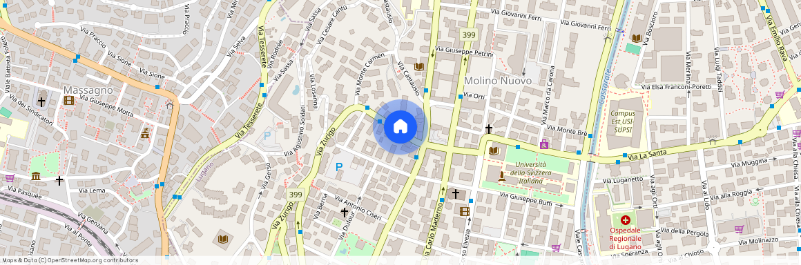 6900, Lugano, via Zurigo