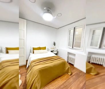 Room in a shared 6-bedroom flat for rent in Goya, professionals only - Foto 1