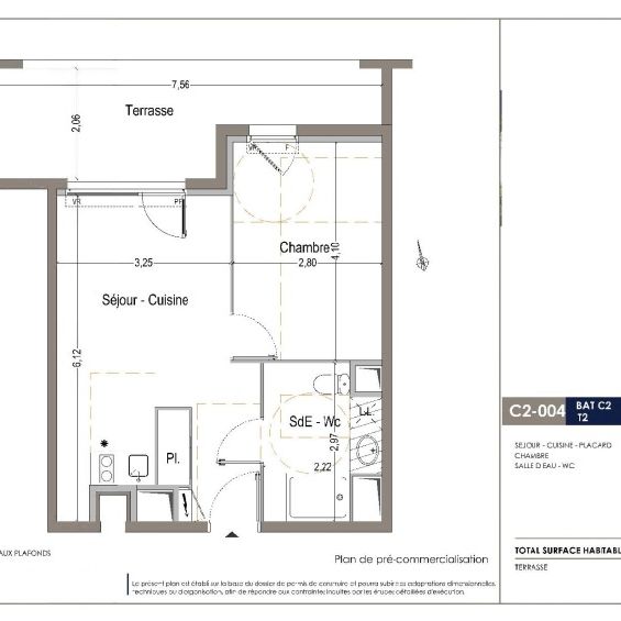 Location Appartement 2 pièces 37m² JUVIGNAC 34990 - Photo 2