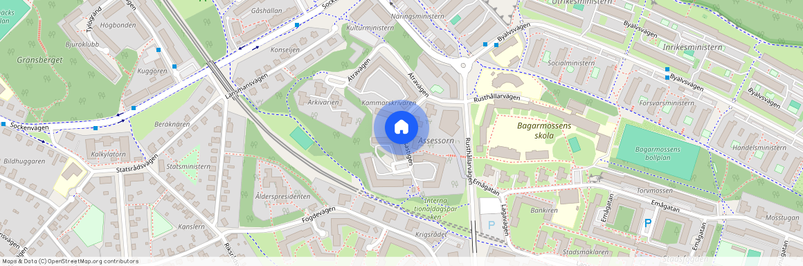 Nissastigen, Bagarmossen