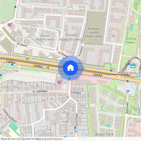 ul. Węglarska / ul. Lipska, Płaszów, Podgórze, Kraków, małopolskie