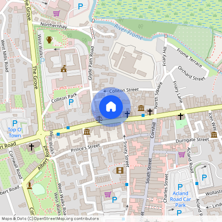 Stratton House, 58 High West Street, Dorchester, Dorset, DT1