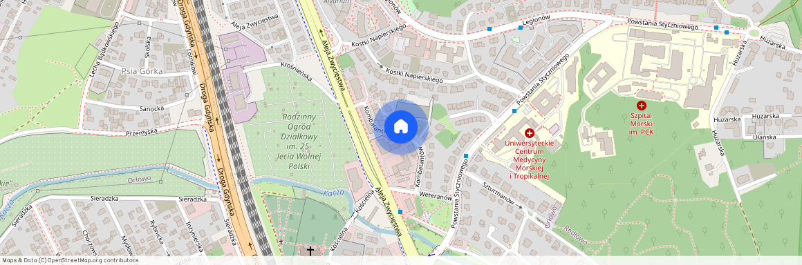 ul. Kombatantów, Redłowo, Gdynia, pomorskie