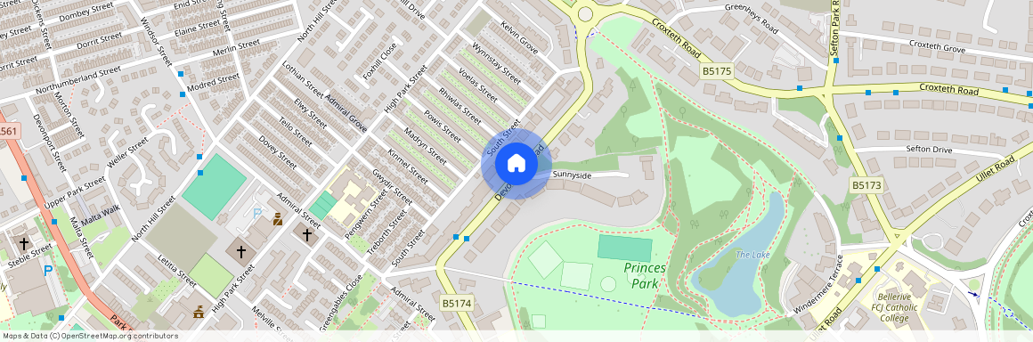 Devonshire Road, Princes Park, L8, L4, Chiltern