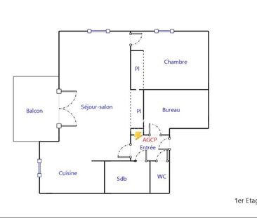 Location Appartement 2 pièces 48m² - Photo 6