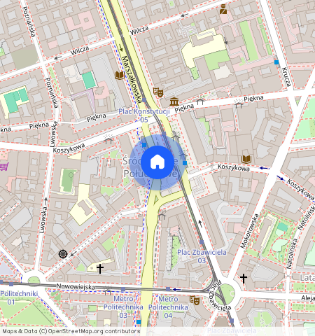 Warszawa, M., Warszawa, Śródmieście, Plac, Konstytucji, Koszykowa