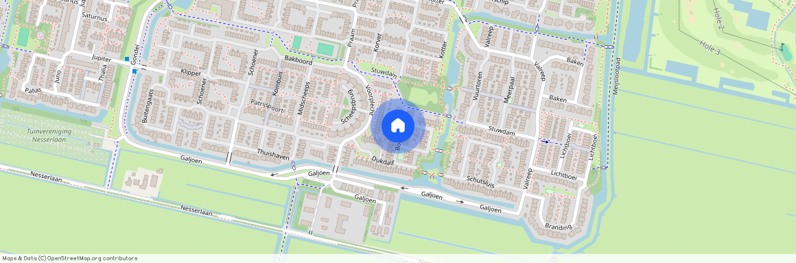 Galjoenbuurt, 1186 WV, Boegspriet, Amstelveen