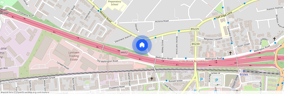 Wellington Road Eccles Manchester Greater Manchester