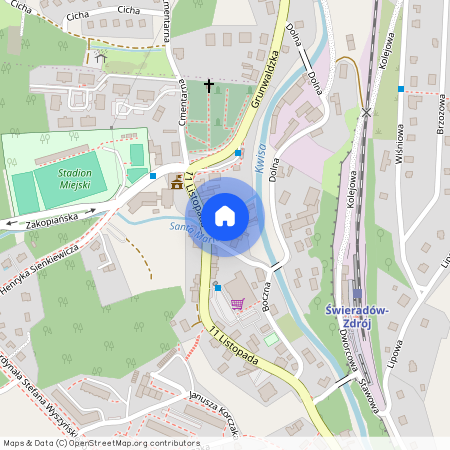 ul. Pod Skarpą, Świeradów-Zdrój, lubański, dolnośląskie