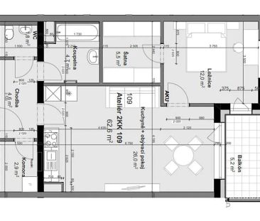 Pronájem bytu 2+kk 62 m² - Photo 6